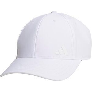 Women's White Backless Ponytail Adjustable Elastic Closure Classic Baseball Cap